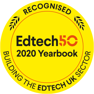 Recognised in the EdTech 50 2020 Yearbook